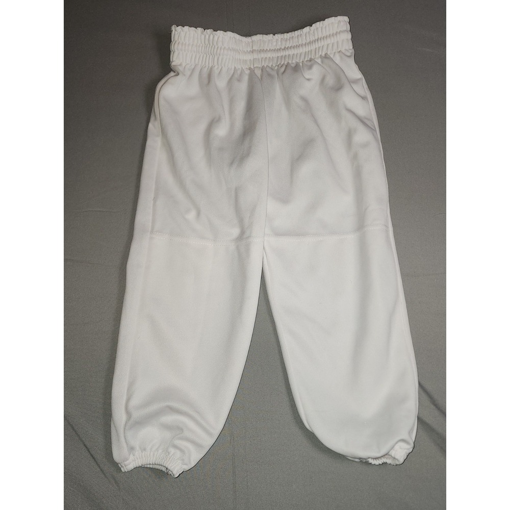 Alleson Athletic Youth Small Baseball Pants White Elastic Waist Knicker